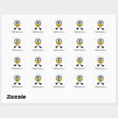 Eat.Sleep.Swim- Stickers YellowCharacter (Feuille)