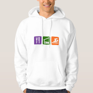 Eat Sleep Swimming Hoodie