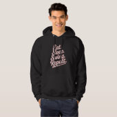 Eat Sleep Swing Repeat Baseball Routine Hoodie (Voorkant volledig)