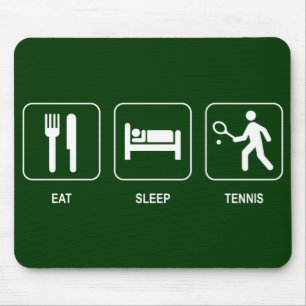 Eat Sleep Tennis Mousepad Muismat