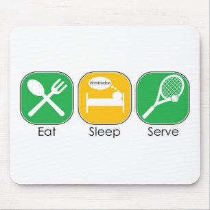 Eat Sleep Tennis Muismat