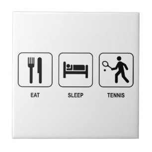 Eat Sleep Tennis Tegeltje