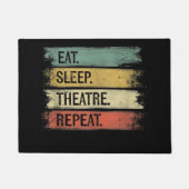 Eat Sleep Theater Tech Gifts Actor herhalen Deurmat (Voorkant)