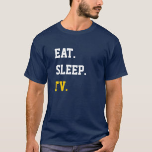 Eat Sleep TV T-shirt