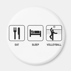 Eat Sleep Volleyball Magnet Magneet