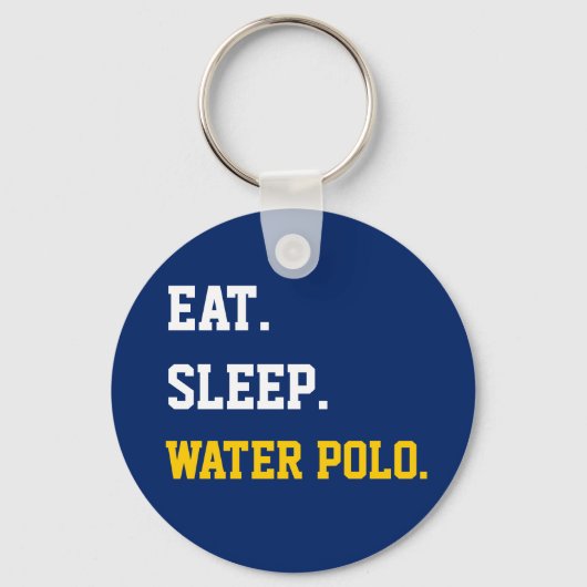 Eat Sleep Water polo Sleutelhanger (Voorkant)