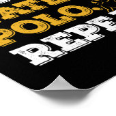 Eat Sleep Waterpolo Herhalen Poster (Hoek)