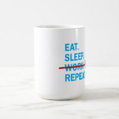 Eat Sleep Work Retirement Gift mok (Center)