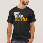 Eat Sleep Wrestle T-shirt (Voorkant)