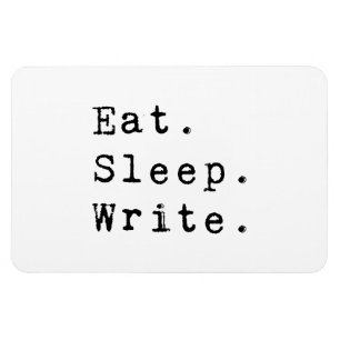 Eat Sleep Write Magneet