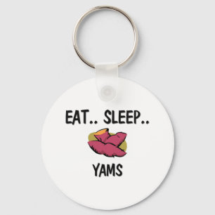 Eat Sleep YAMS Sleutelhanger