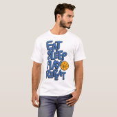 Eat slepp play repeat t-shirt (Voorkant volledig)