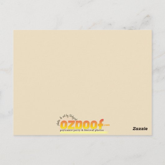 Eat Static 2008 Briefkaart (Achterkant)