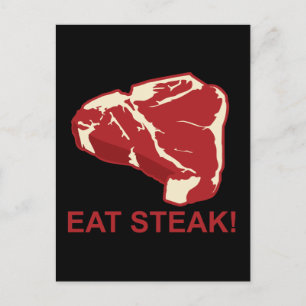 Eat STeak Briefkaart