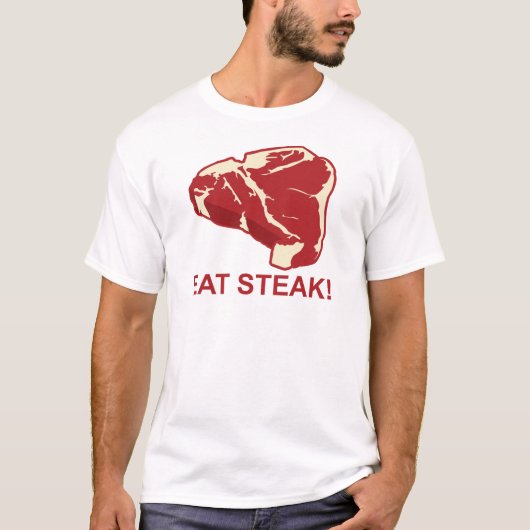 Eat STeak T-shirt (Voorkant)