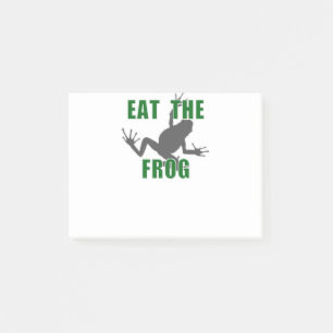 Eat the Frog - Entrepreneur Motivation Quote Post-it® Notes