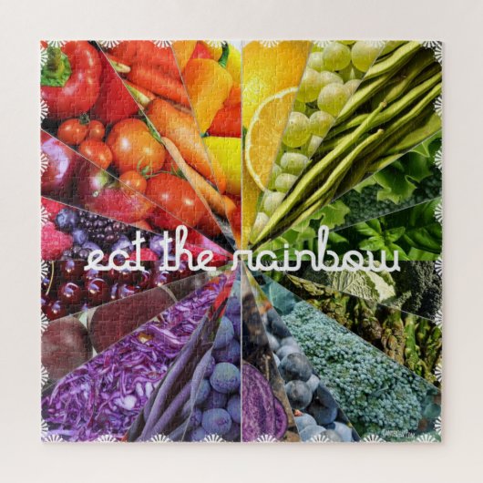 Eat the Rainbow Puzzle Legpuzzel (Verticaal)