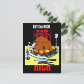 EAT the RICH - Carte postale (Debout devant)