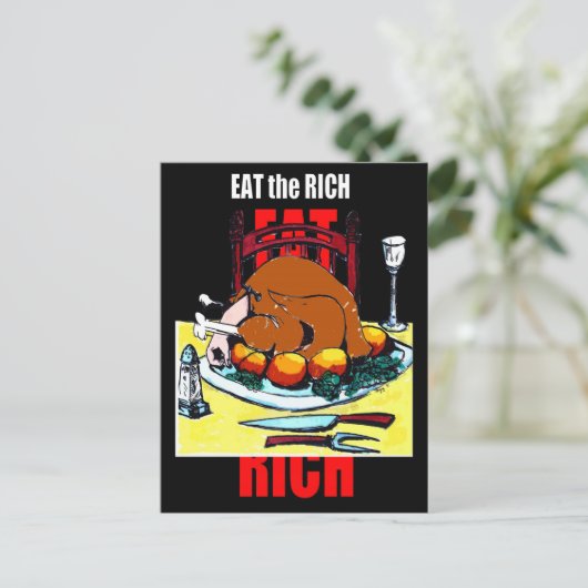 EAT the RICH - Carte postale (Debout devant)