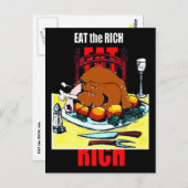 EAT the RICH - Carte postale (Devant / Derrière)