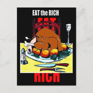 EAT the RICH - Carte postale