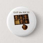 Eat The Rich Classic Ronde Button 5,7 Cm (Voorkant)