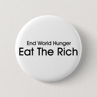 Eat the Rich Ronde Button 5,7 Cm