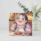 Eat today fasting tomorrow save the date (Staand voorkant)