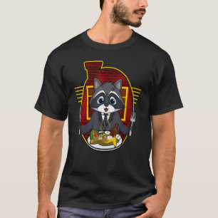 Eat Trash Raccoon Live Ugly Cute Raccoon in Resta T-shirt