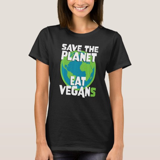 Eat Vegan T-shirt (Voorkant)