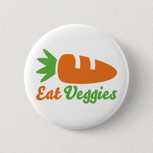 Eat Veggies Ronde Button 5,7 Cm
