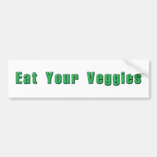 Eat Your Veggies Bumpersticker