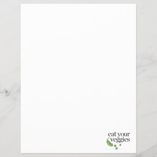 Eat Your Veggies Flyer (Voorkant)