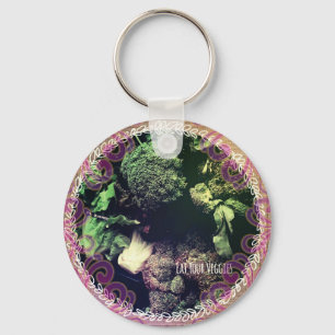 Eat Your Veggies Sleutelhanger