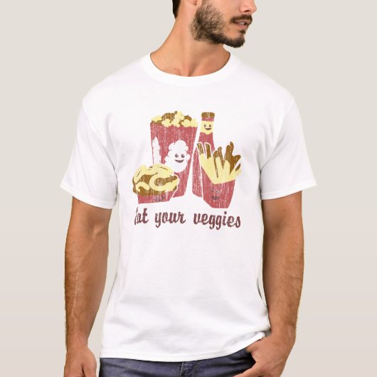 Eat Your Veggies T-shirt (Voorkant)