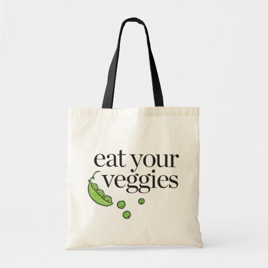 Eat Your Veggies Tote Bag (Voorkant)