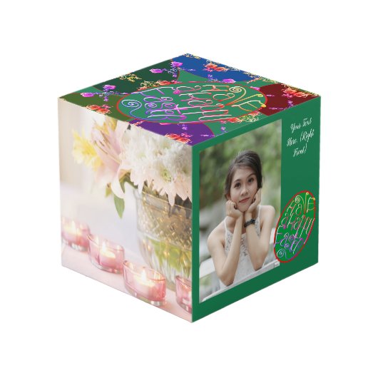 Eater eieren foto kubus (Voorkant hoekig)