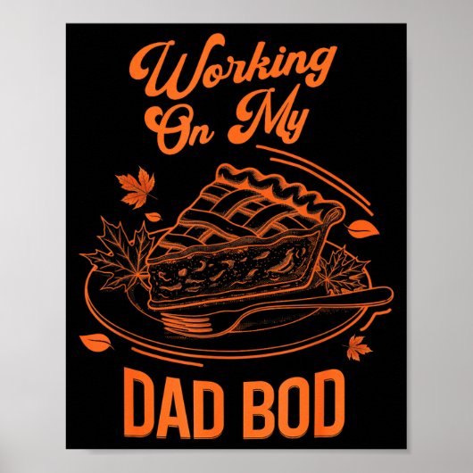 Eating For Two Thanksgiving Couples Pregnancy Anno Poster (Voorkant)