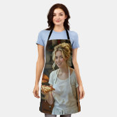 Eating Pizza Photo Personalize Customize Schort (Gedragen)