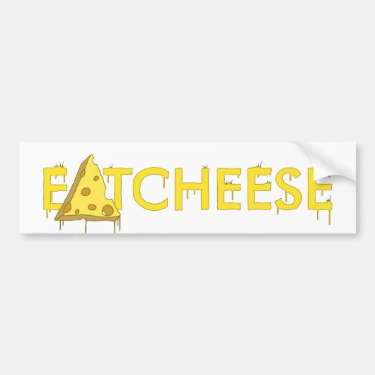 eatkaas bumpersticker (Voorkant)