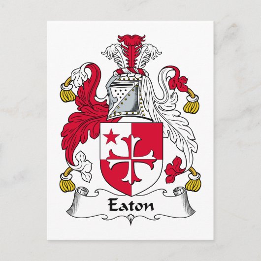Eaton Family Crest Briefkaart (Voorkant)