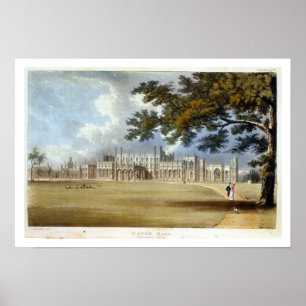 Eaton Hall, Entrance Front, van Ackermann's 'Repo' Poster
