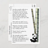 "Eats Shoots and Leaves" Briefkaart (Voorkant / Achterkant)