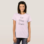 EatSleep Dance T-shirt (Voorkant volledig)
