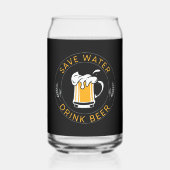 Eau amusante bière art mot boisson (Recto)