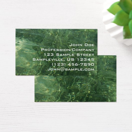 Eau au-dessus de l'herbe marine II (bleu et vert) (Bureau)