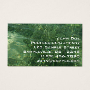 Eau au-dessus de l'herbe marine II (bleu et vert) 