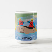 Eau Blanche Conception de Rafting Café Mug (Centre)