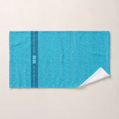 Eau Bleue avec Initiales (Serviette à main)