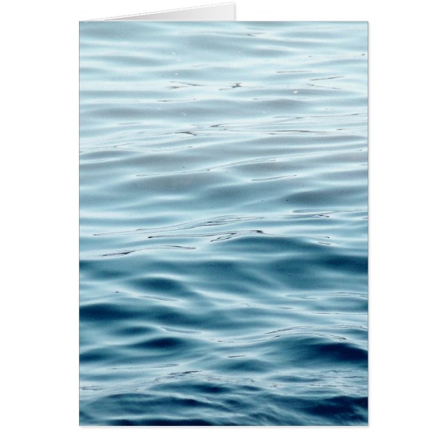 Eau bleue ondulée (Devant)